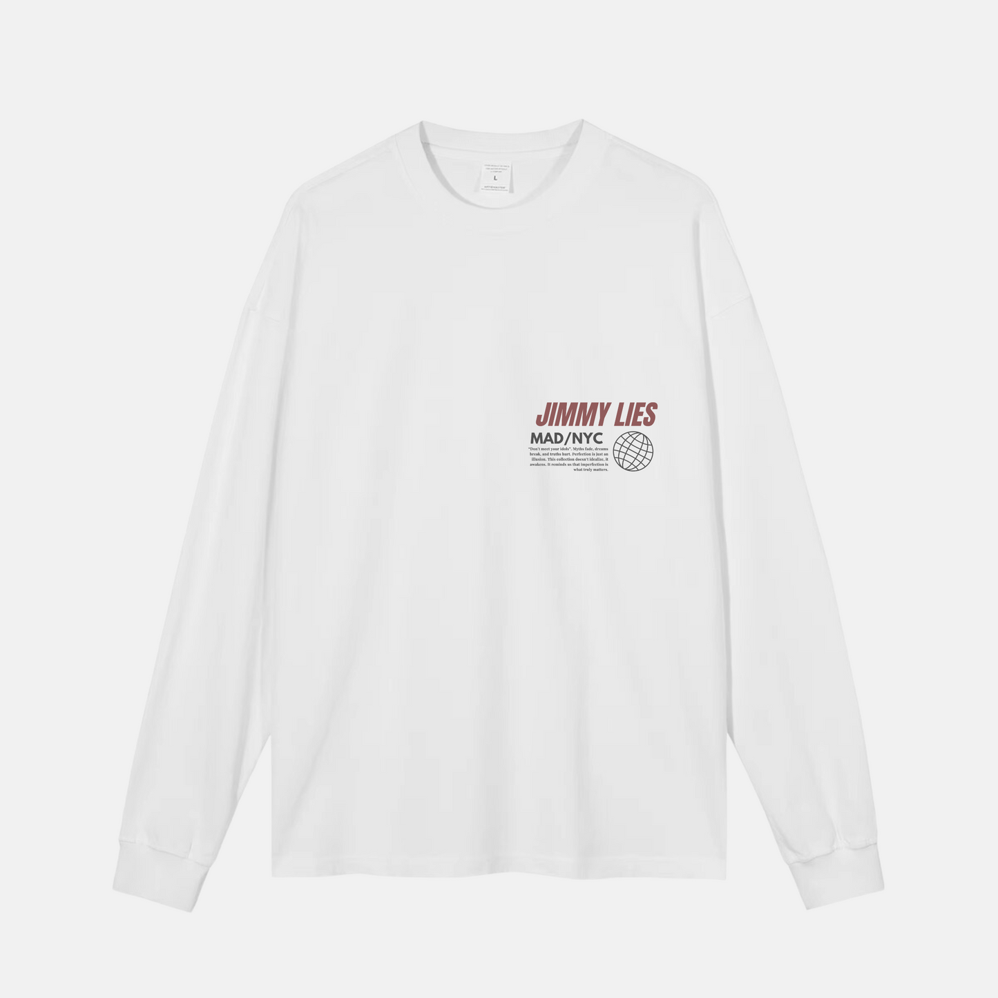 WHITE LONG TEE