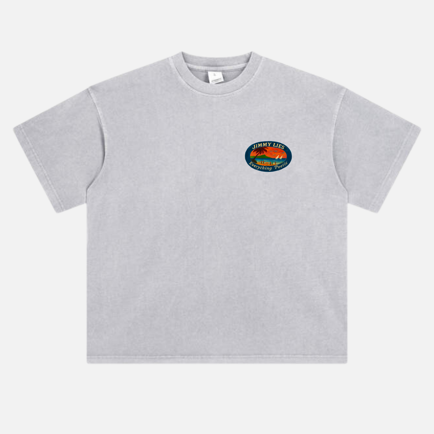 BLUE COAST GREY TEE