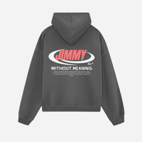 CHARCOAL RETRO HOODIE