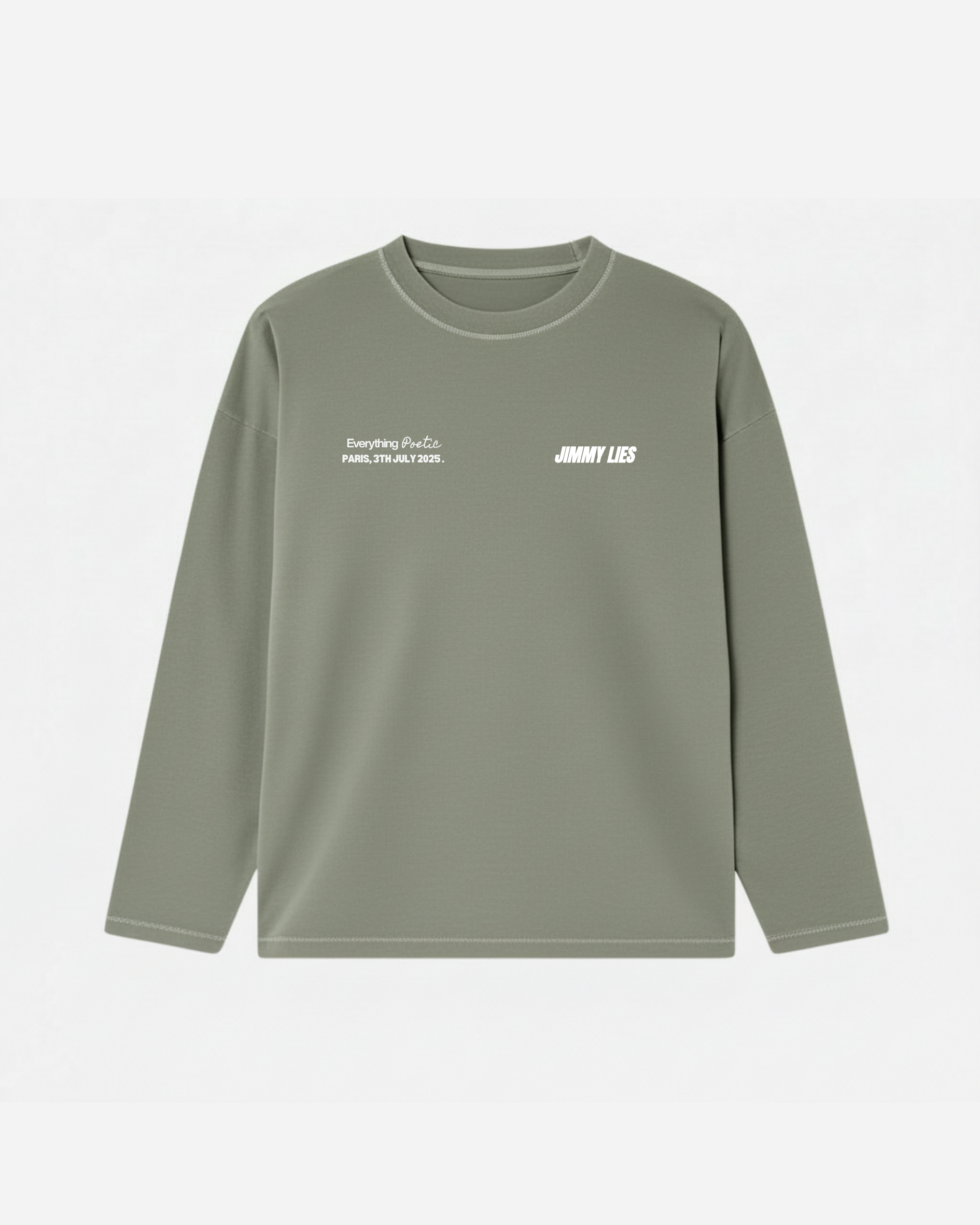 GREEN LONG TEE