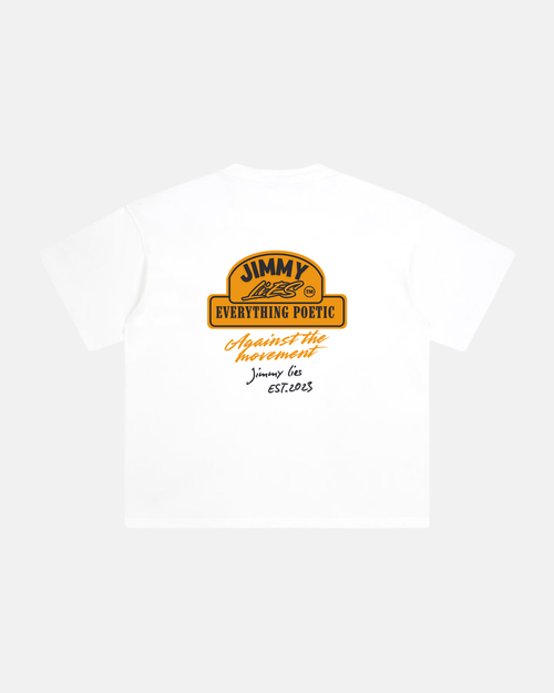 VINTAGE CAMEL WHITE TEE