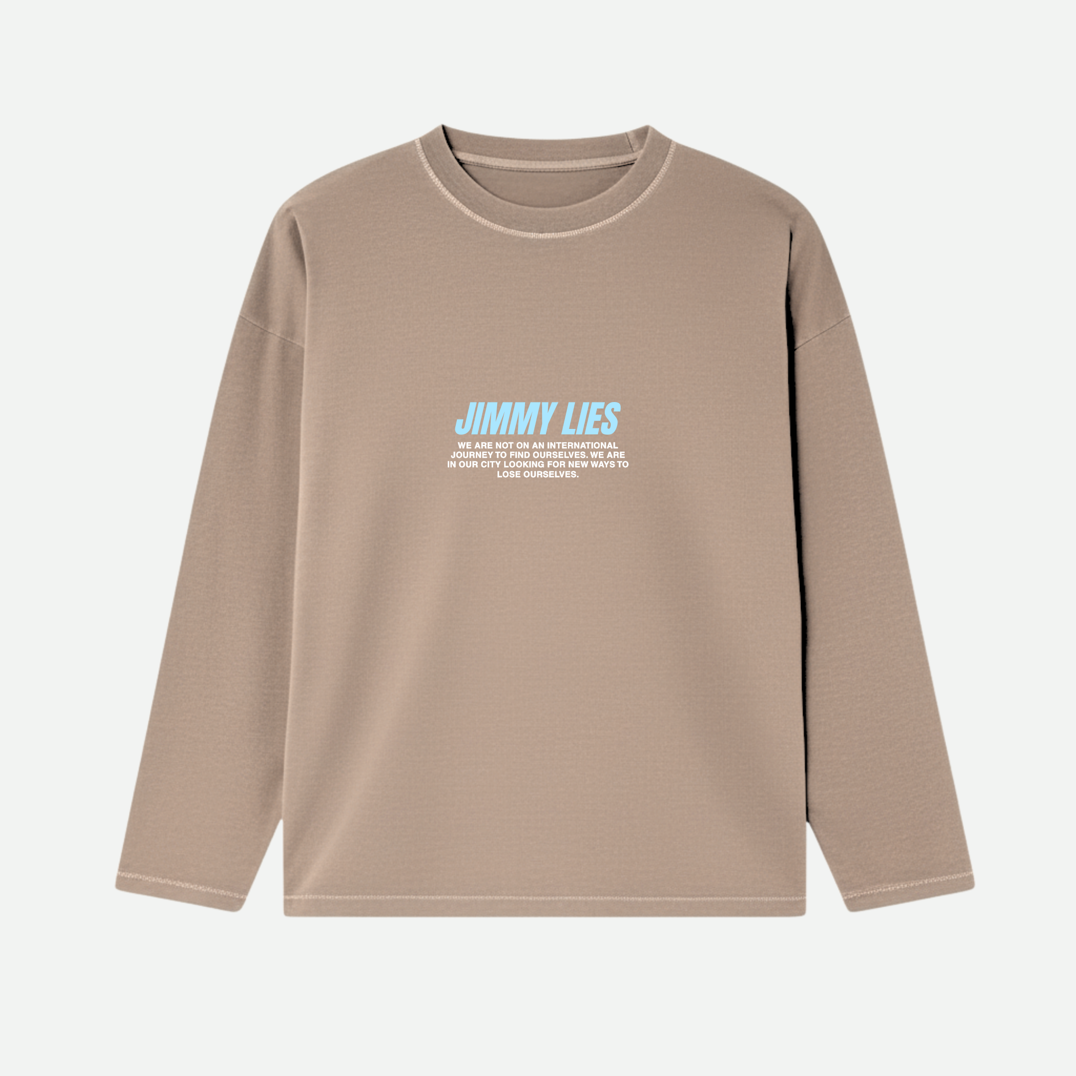 BROWN LONG TEE