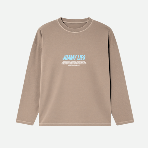 BROWN LONG TEE