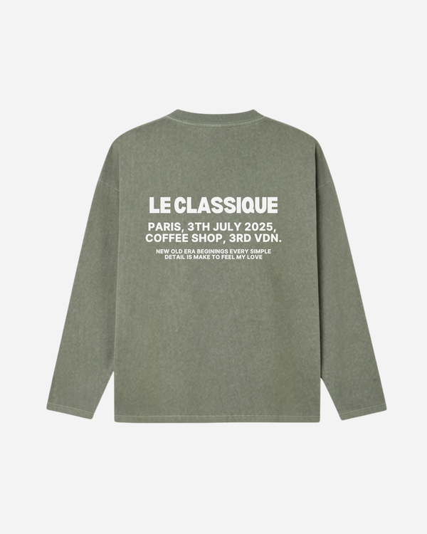 GREEN LONG TEE