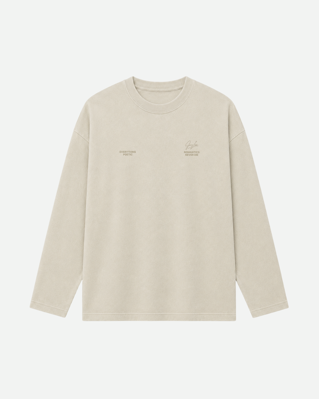 ROMANTICS BEIGE LONG TEE