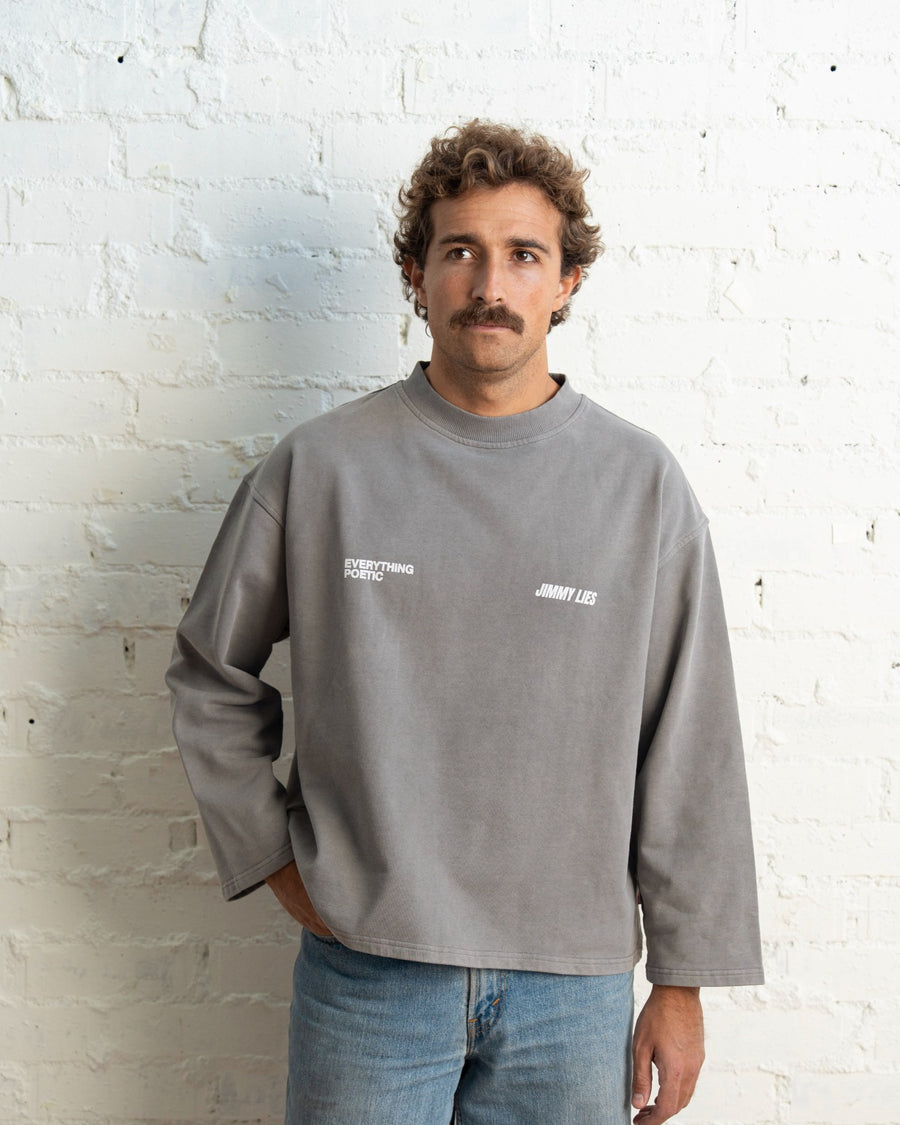 NISC LIGHT GREY CREWNECK
