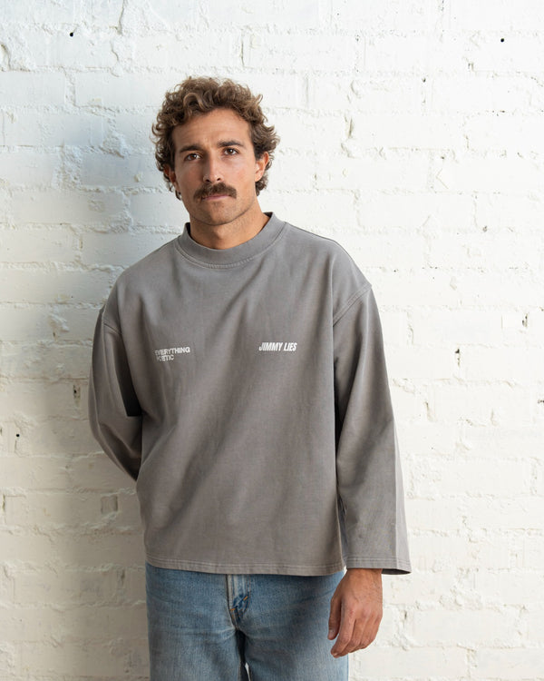 NISC LIGHT GREY CREWNECK