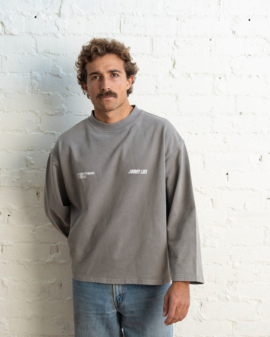 NISC LIGHT GREY CREWNECK