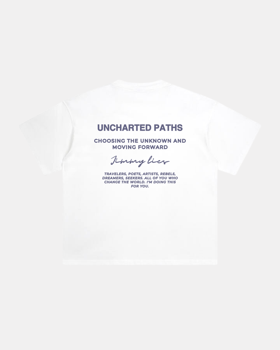 UNCHARTED WHITE TEE