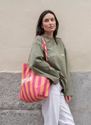 ORANGE TOTE BAG