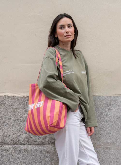 ORANGE TOTE BAG