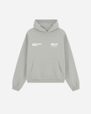 LIGHT GREY RETRO HOODIE
