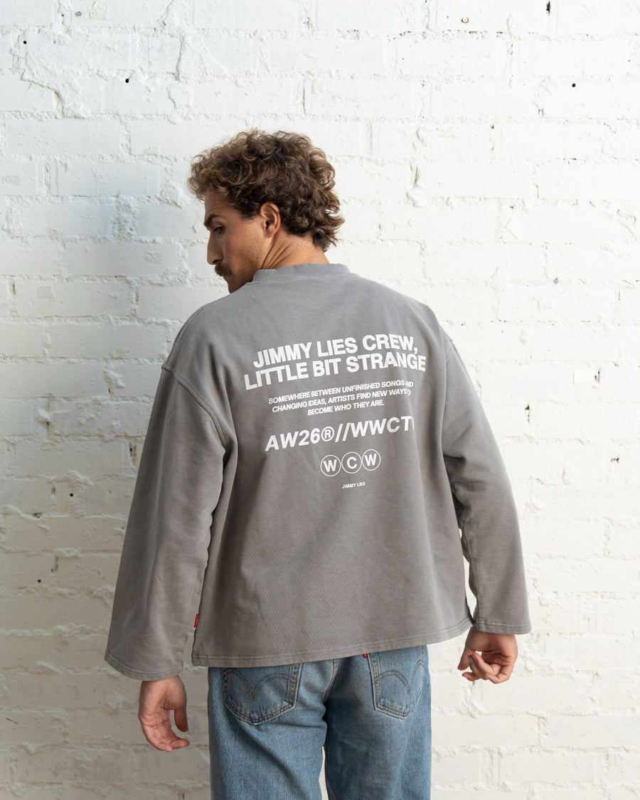 NISC LIGHT GREY CREWNECK