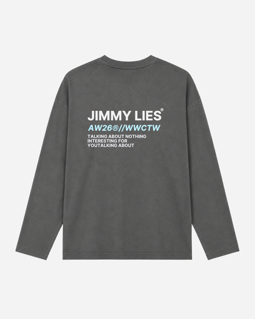 LAPS CHARCOAL LONG TEE