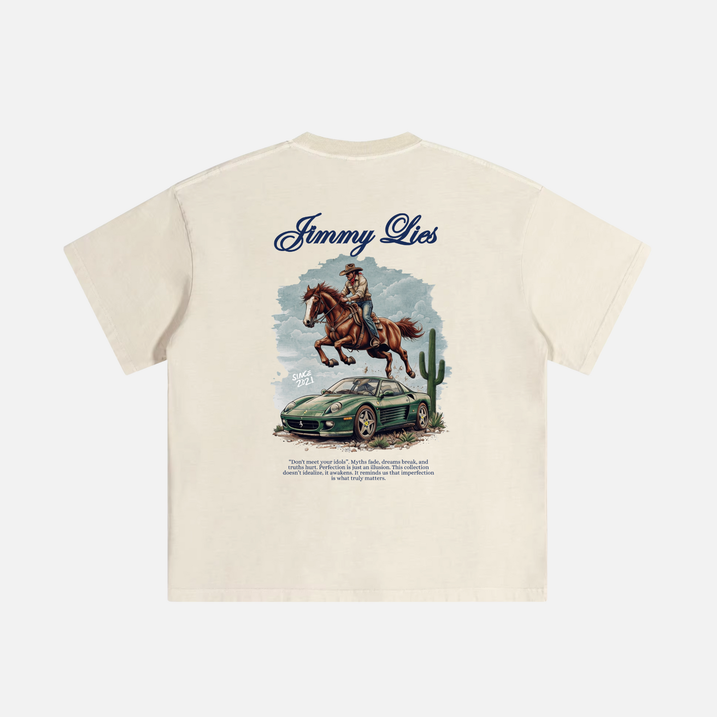 WESTERN BEIGE TEE