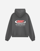 CHARCOAL RETRO HOODIE