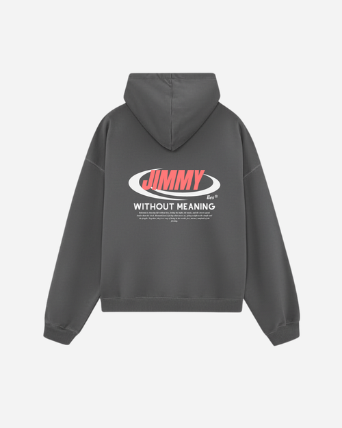 CHARCOAL RETRO HOODIE