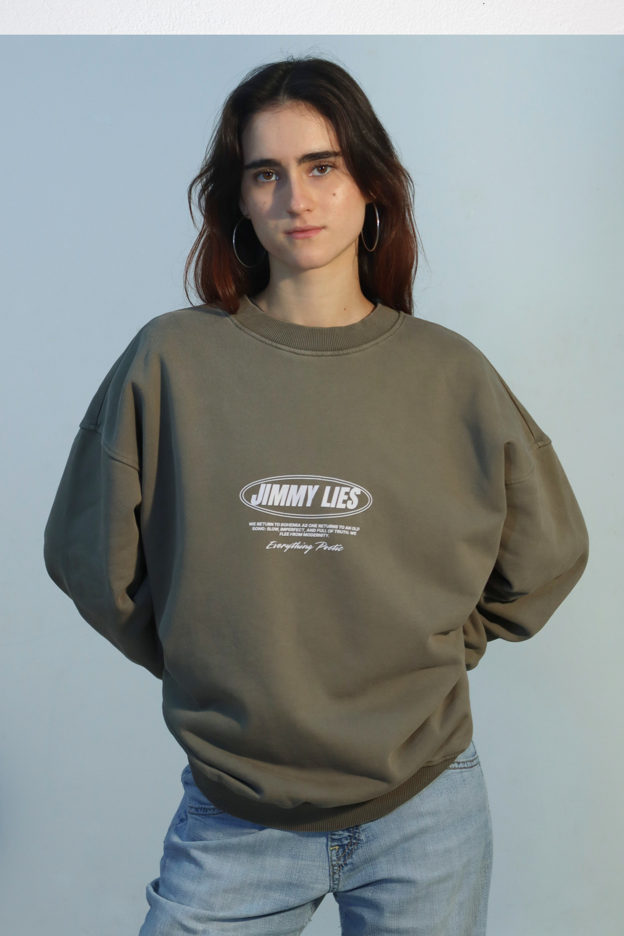 RETRO GREEN CREWNECK