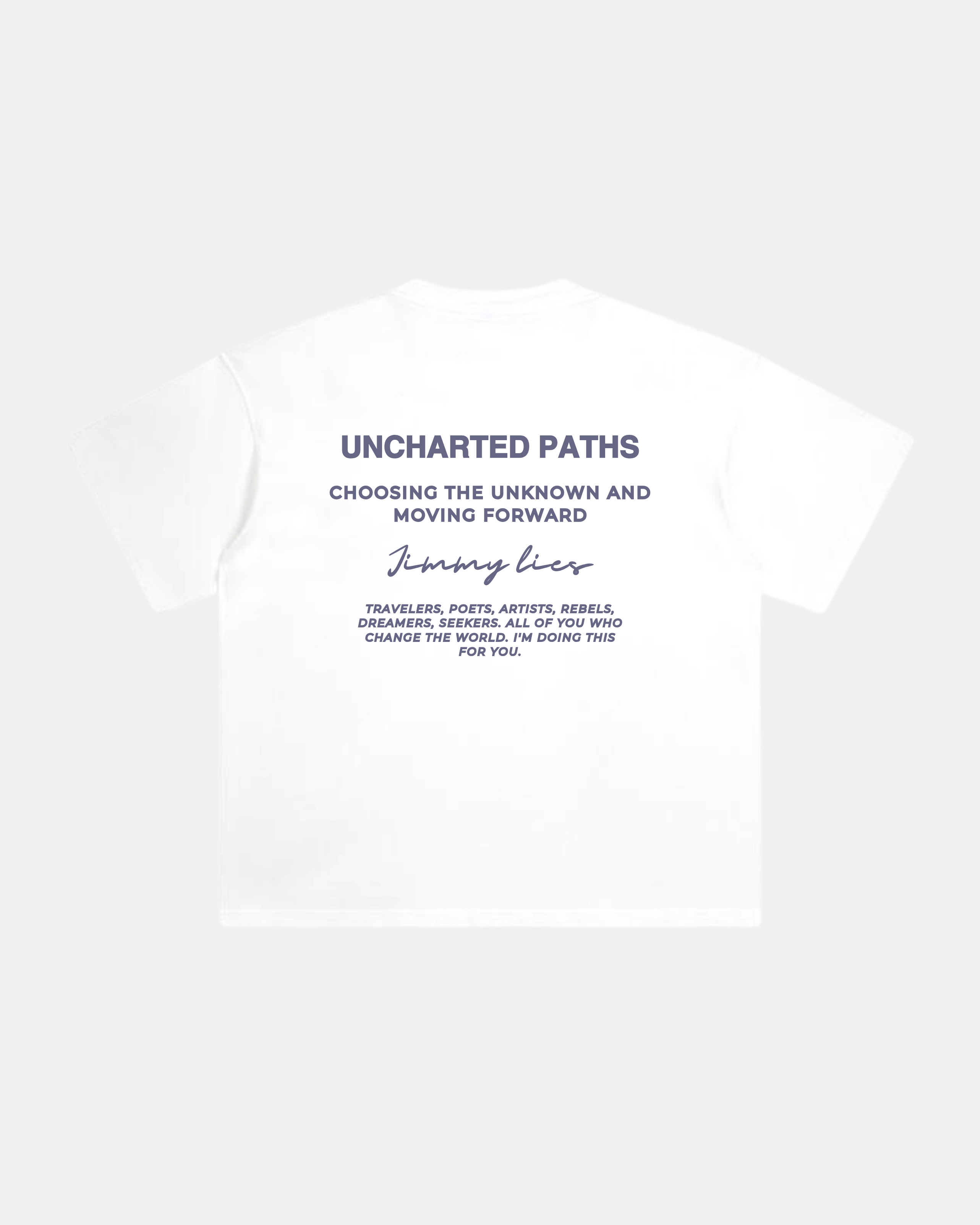 UNCHARTED WHITE TEE