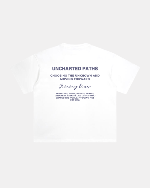 UNCHARTED WHITE TEE
