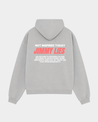 LIGHT GREY RETRO HOODIE