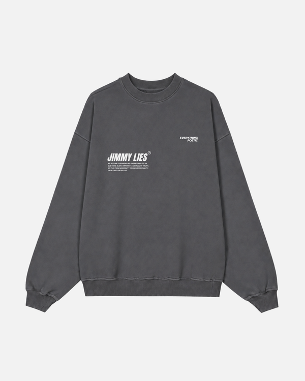 GREY VINTAGE CREWNECK