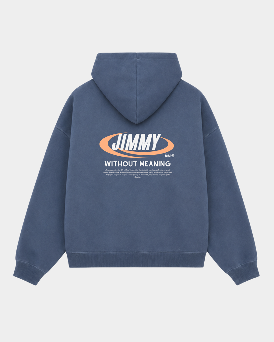 NAVY RETRO HOODIE