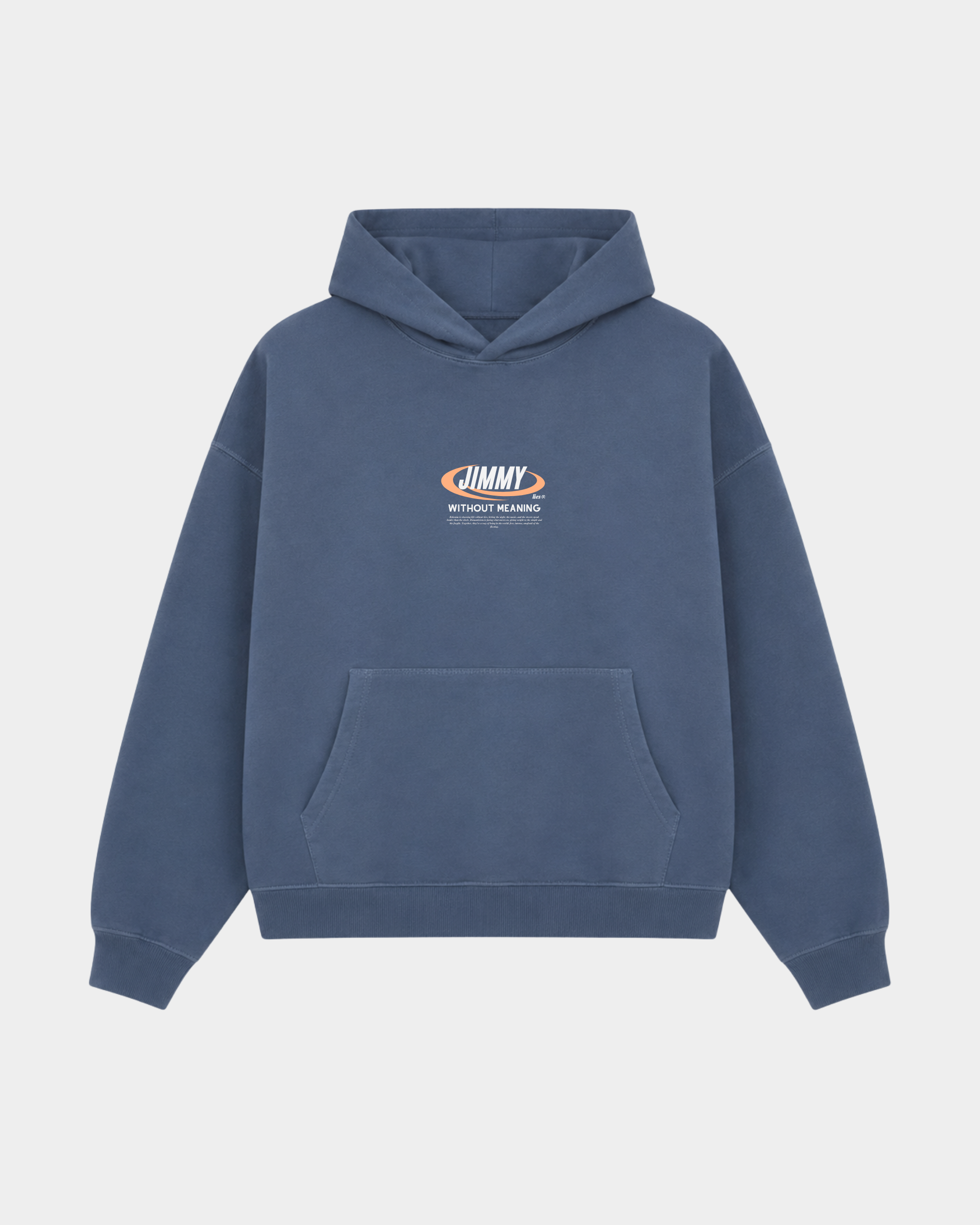 NAVY RETRO HOODIE