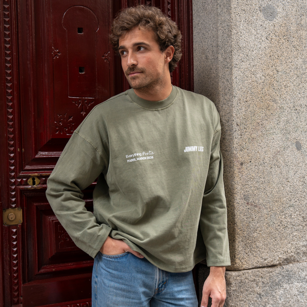 GREEN LONG TEE