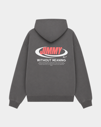 CHARCOAL RETRO HOODIE