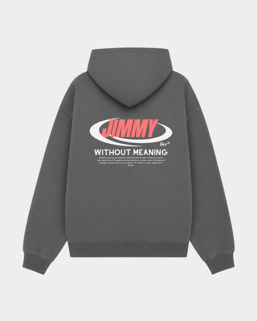 CHARCOAL RETRO HOODIE