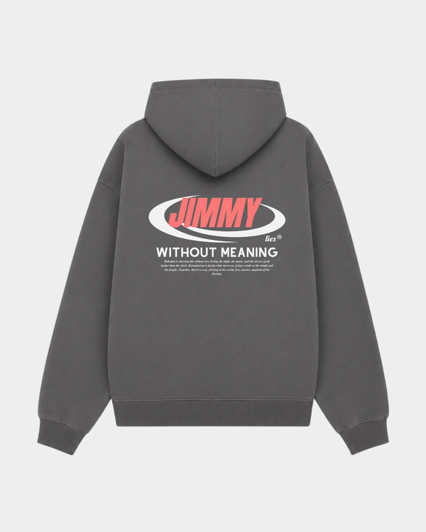 CHARCOAL RETRO HOODIE