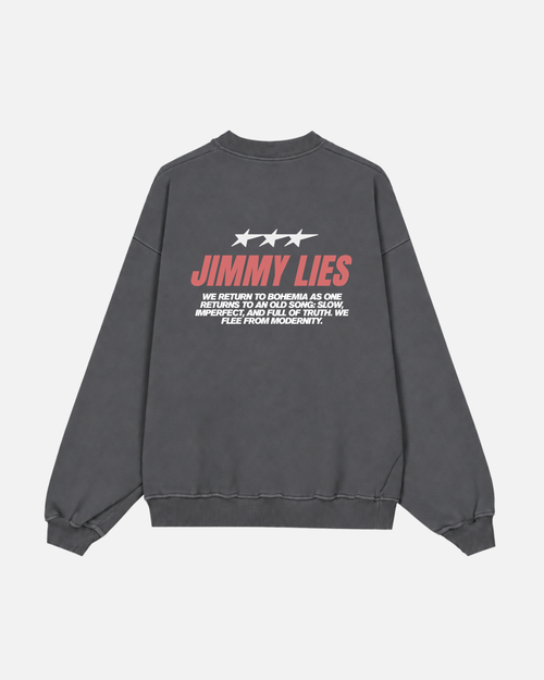 GREY VINTAGE CREWNECK