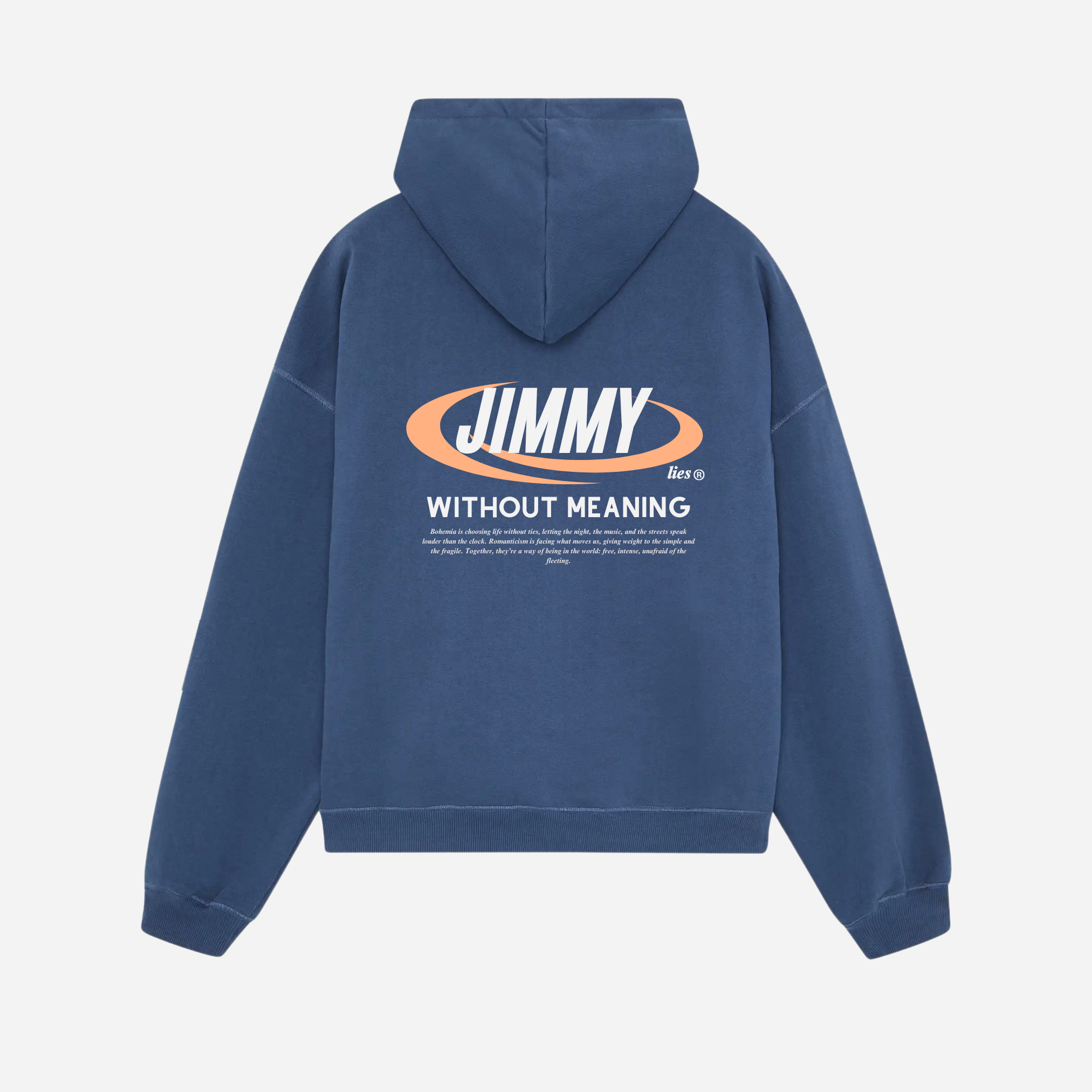 NAVY RETRO HOODIE