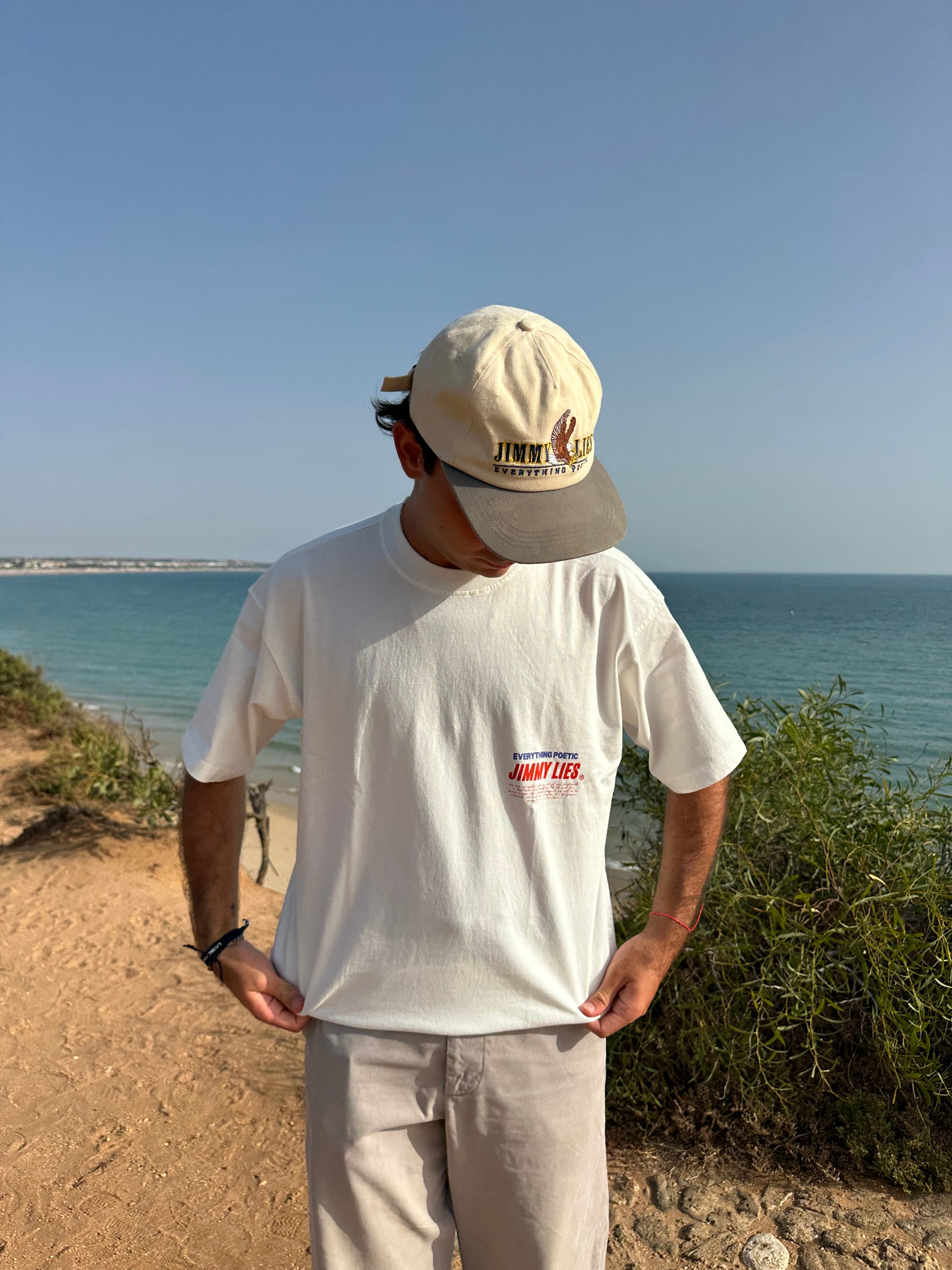 NOT A MISTAKE WHITE TEE