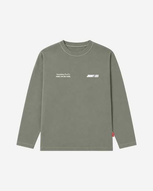 GREEN LONG TEE