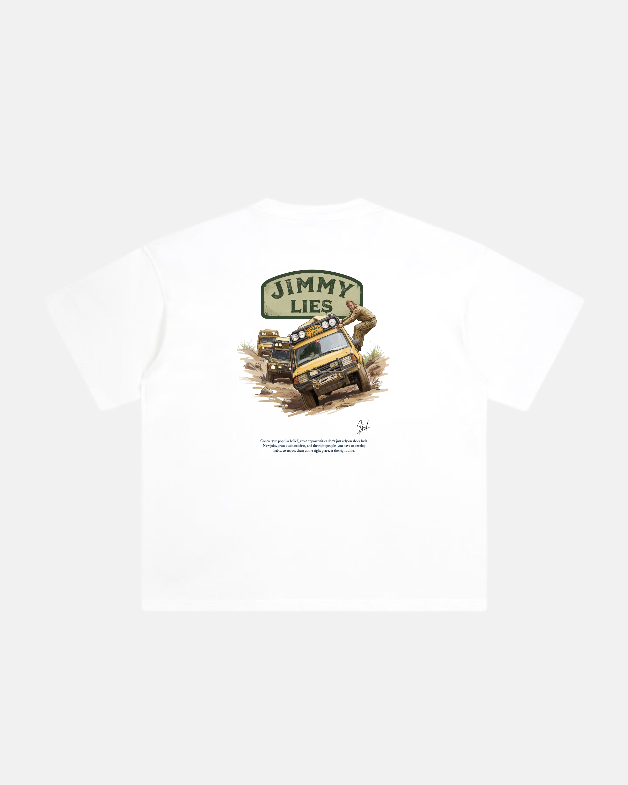 WHITE RALLY TEE