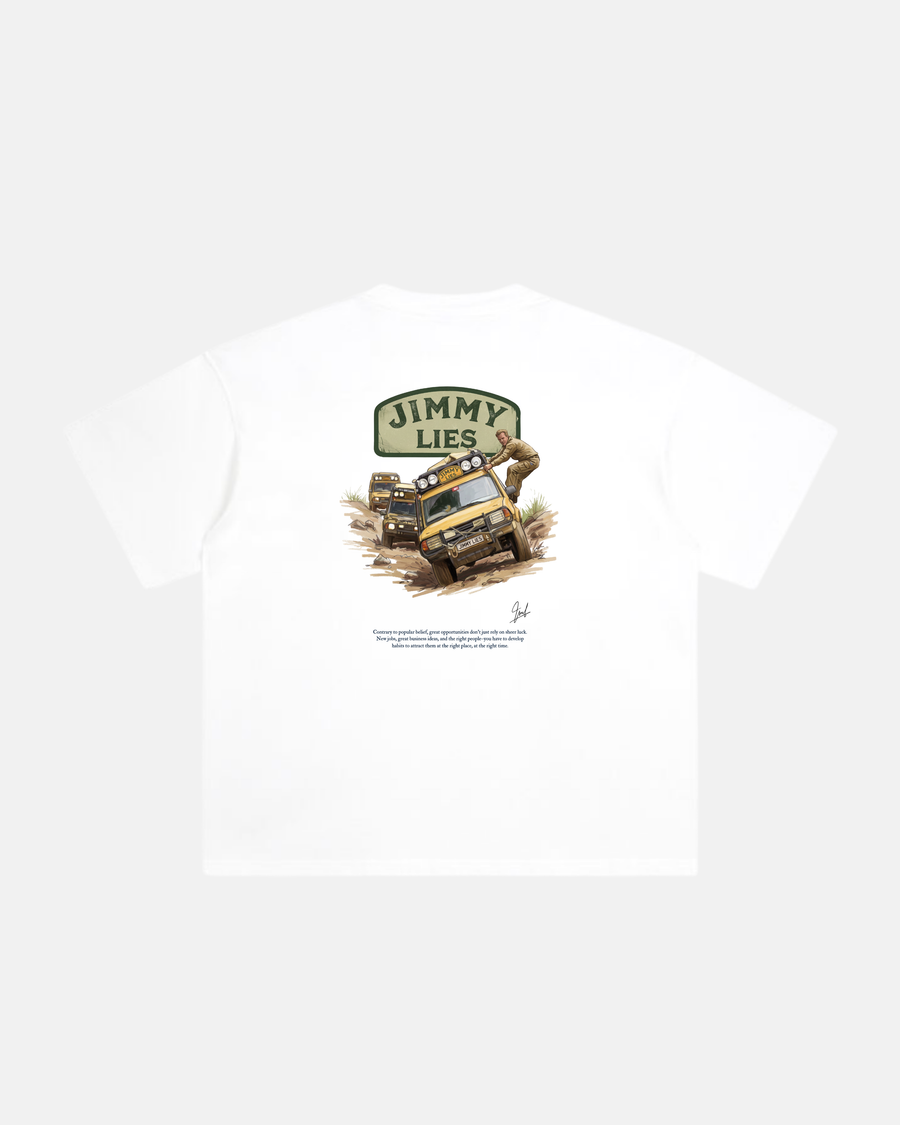 WHITE RALLY TEE