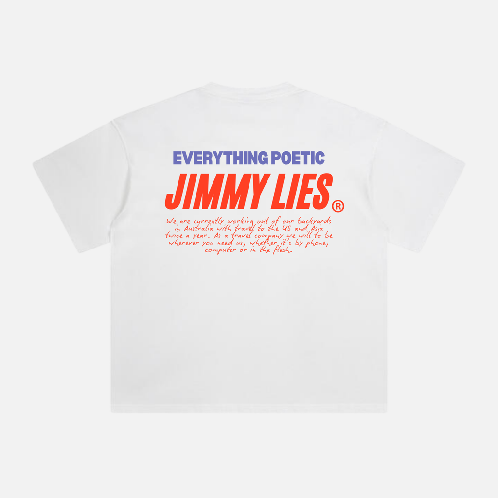 NOT A MISTAKE WHITE TEE