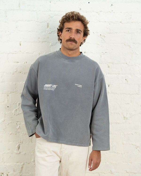 PIU DARK NAVY CREWNECK