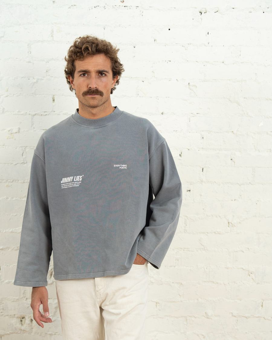 PIU DARK NAVY CREWNECK