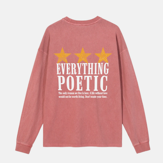 Stars Red Long Tee