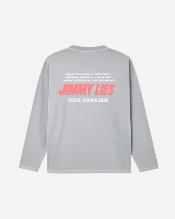 LIGHT GREY LONG TEE V.1
