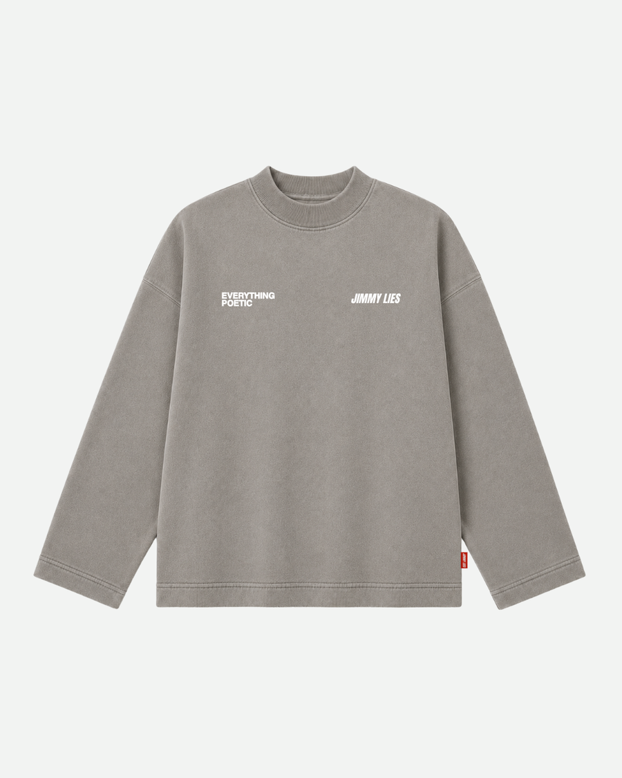 NISC LIGHT GREY CREWNECK
