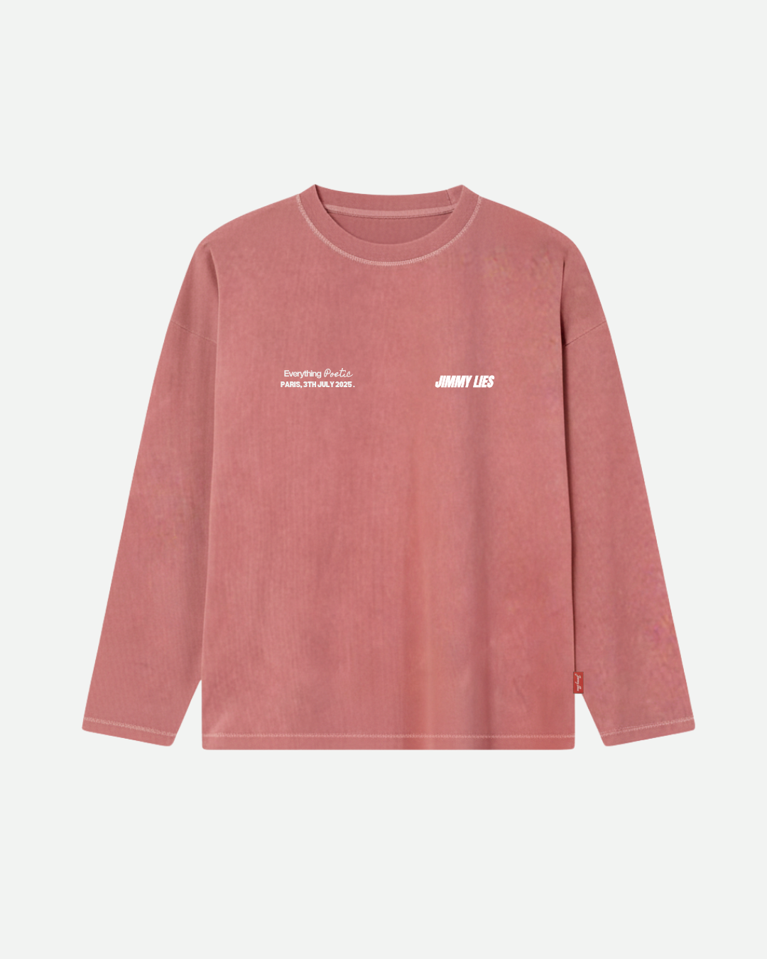 RED LONG TEE