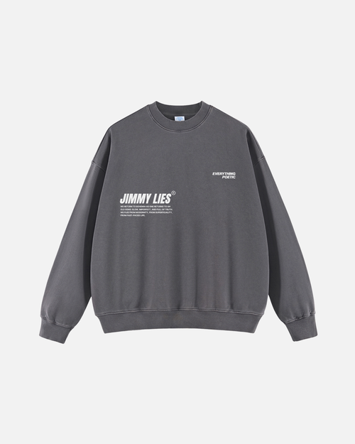 GREY VINTAGE CREWNECK