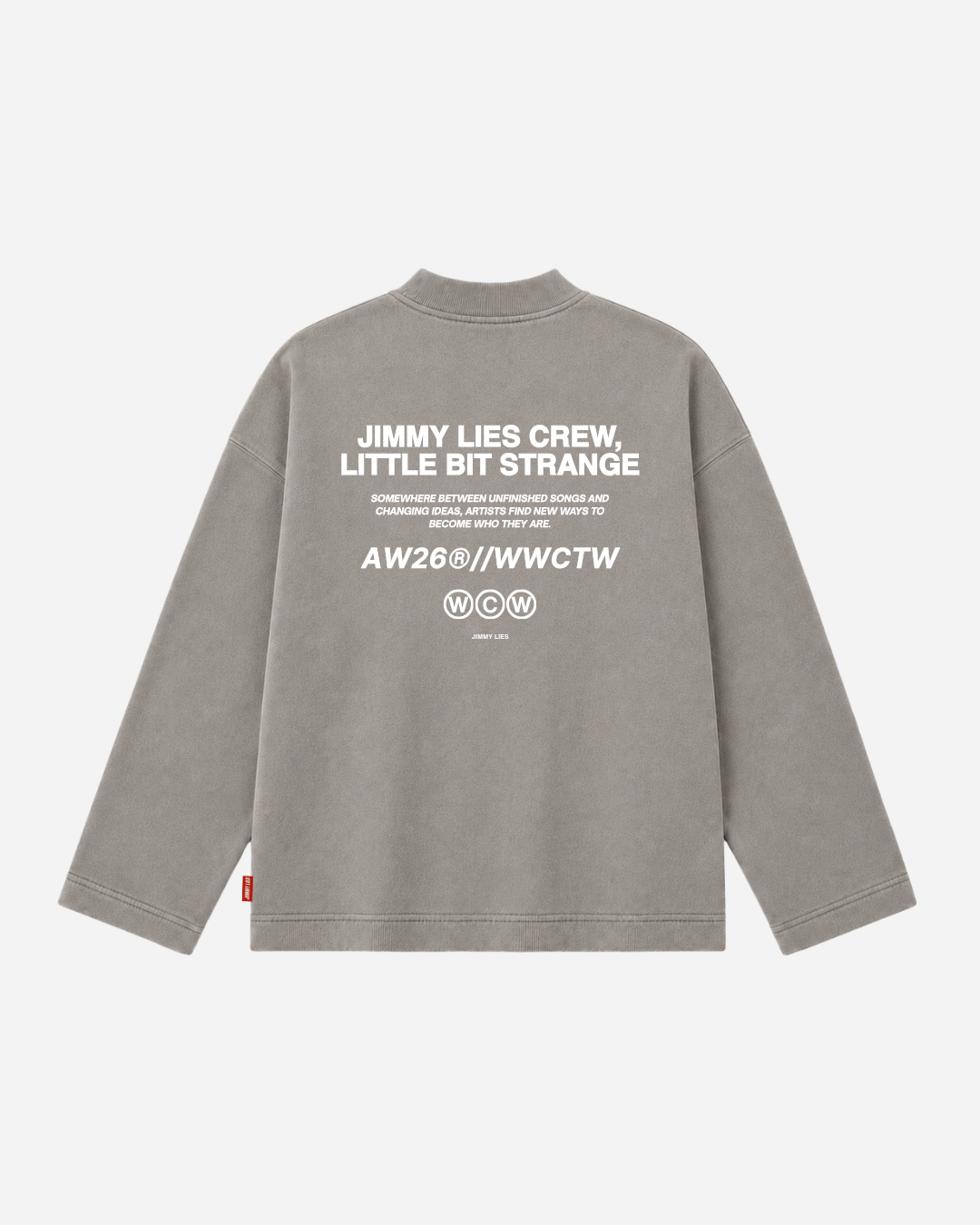NISC LIGHT GREY CREWNECK