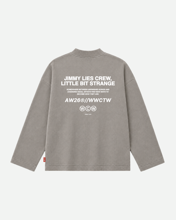 NISC LIGHT GREY CREWNECK