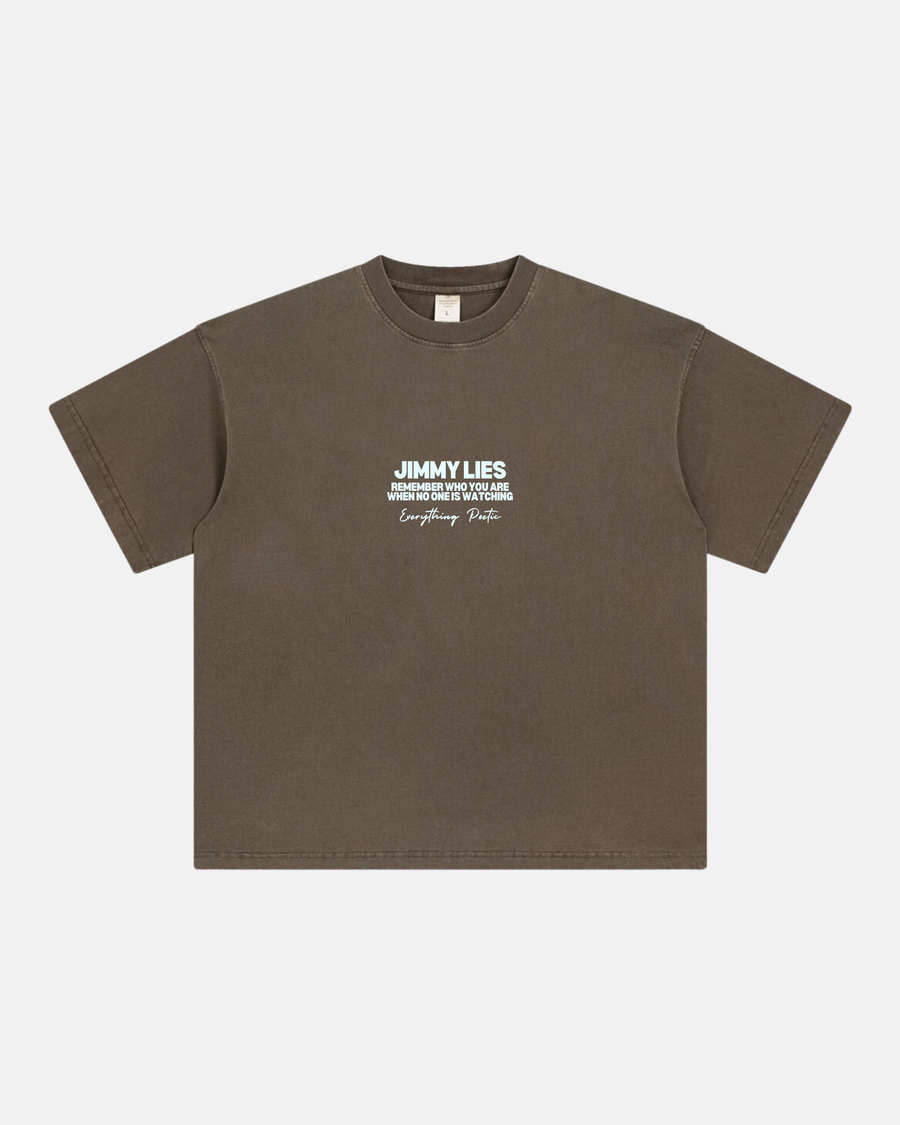 BROWN BLUE TEE