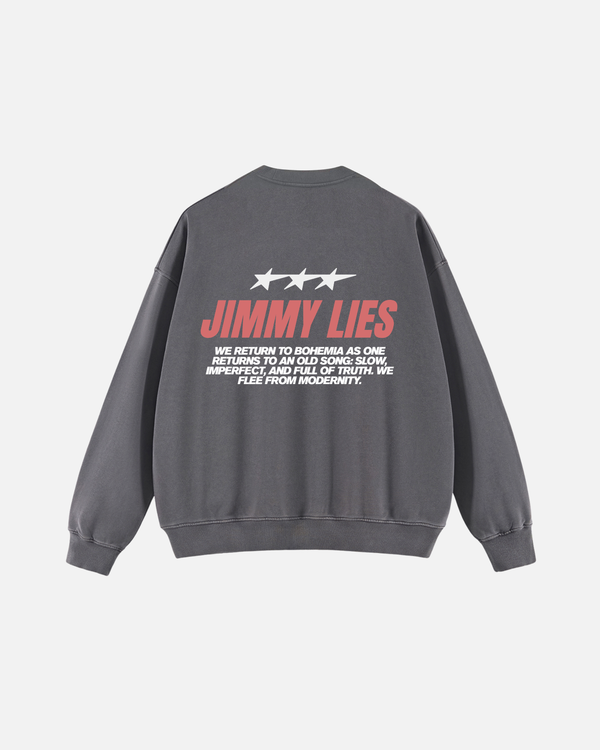 GREY VINTAGE CREWNECK